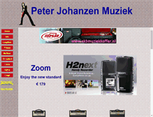 Tablet Screenshot of peterjohanzen.nl